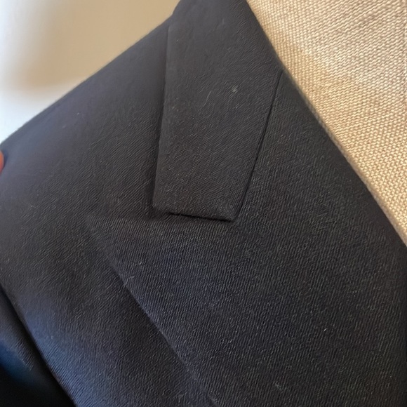 Ralph Lauren Vintage Navy Gold Oversized Blazer 10 and trousers Suit - Picture 8 of 11